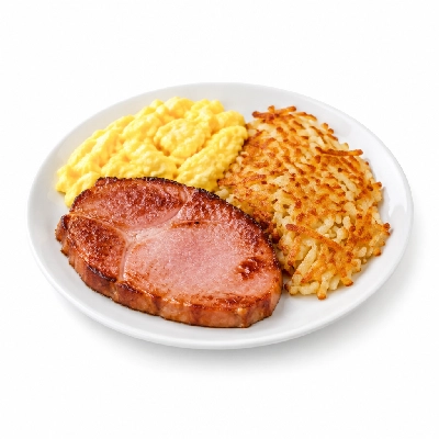 Bakers Square Gluten Sensitive Menu Ham Steak & Eggs Hash Browns