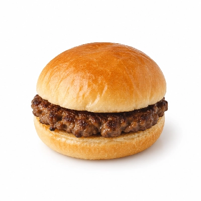 Bakers Square Kids Menu Crushburger (No Cheese No Side)