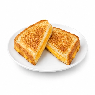 Bakers Square Kids Menu Grilled Cheese Sandwich on White Bread (No Side)