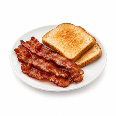 Bakers Square Kids Menu Junior Breakfast Bacon White Toast