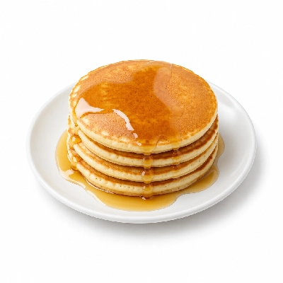 Bakers Square Kids Menu Plain Pancakes with Syrup