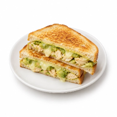 Bakers Square Melts Chicken Avocado on White Bread (No Side)