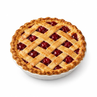 Bakers Square Pies 6 Inch Baked Cherry Lattice Pie Whole
