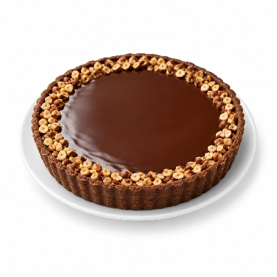 Bakers Square Pies Chocolate Hazelnut Silk Pie Whole