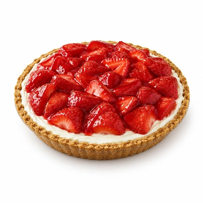 Bakers Square Pies Fresh Strawberry Cream Cheese Pie Whole