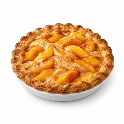 Bakers Square Pies Peach Supreme Pie Whole
