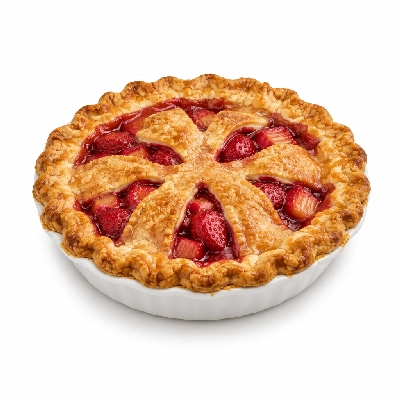Bakers Square Pies Strawberry Rhubarb Pie Whole