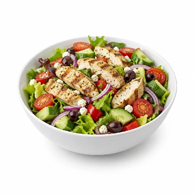 Bakers Square Salads Mediterranean Chicken Full (No Bread)