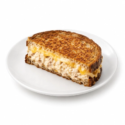 Bakers Square Sandwiches Albacore Tuna Melt on Rye Half