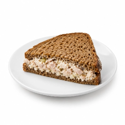 Bakers Square Sandwiches Albacore Tuna Salad on Rye Half