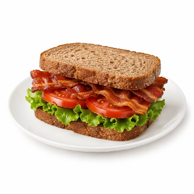 Bakers Square Sandwiches Bacon Lover's BLT on Rye Bread (No Side)