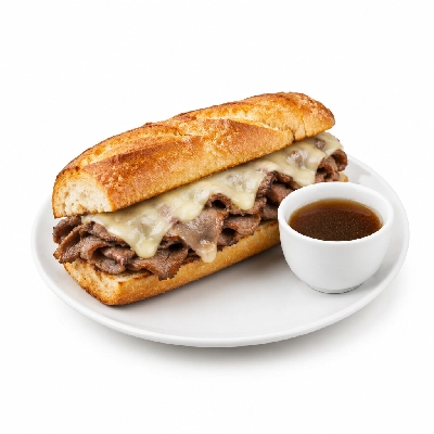 Bakers Square Sandwiches Classic French Dip with Swiss Cheese (No Side)