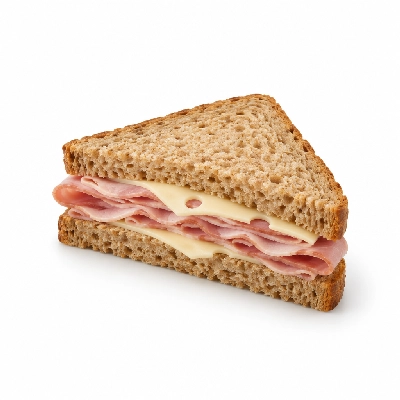 Bakers Square Sandwiches Ham & Swiss on Wheat Half