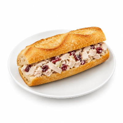 Bakers Square Sandwiches Turkey Cranberry Salad Baguette