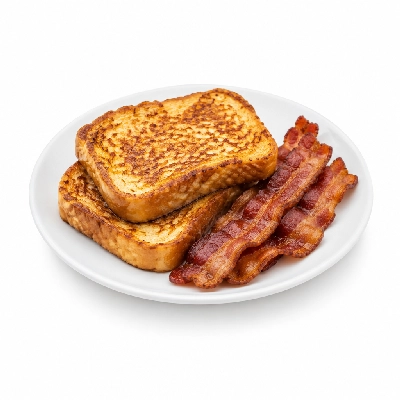 Bakers Square Sweets French Toast Combo Bacon