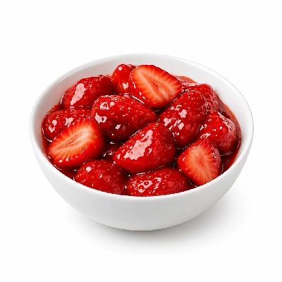Bakers Square Sweets Fresh Strawberries with Sauce