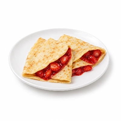 Bakers Square Sweets Strawberry Crepes (No Meat)