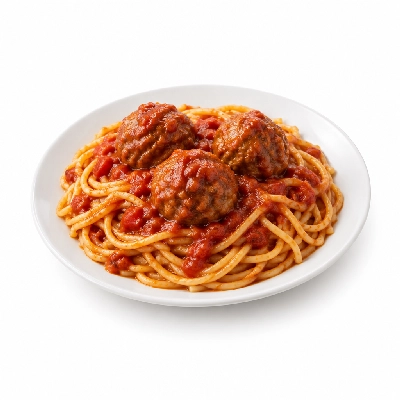 Barro's Pizza Kids Meal Spaghetti with Meatballs