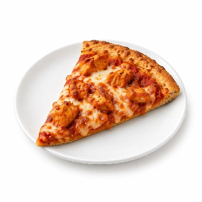 Barro's Pizza Pizza Byo Sauce Hot Wing Gluten Free Slice