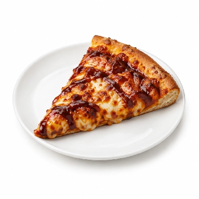 Barro's Pizza Pizza Byo Sauce Spicy BBQ Large Slice