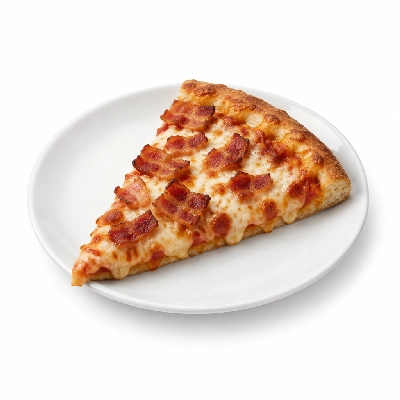 Barro's Pizza Pizza Byo Topping Bacon Gluten Free Slice