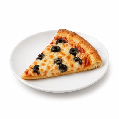Barro's Pizza Pizza Byo Topping Black Olive Small Slice