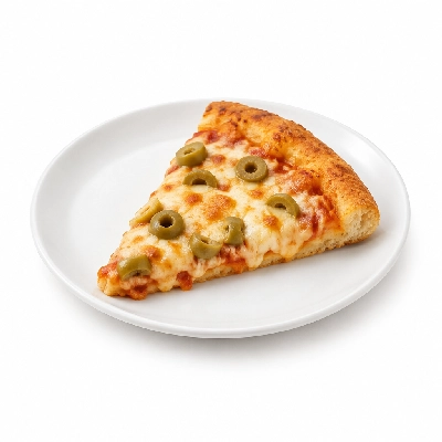 Barro's Pizza Pizza Byo Topping Green Olive Small Slice