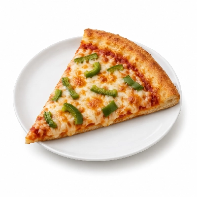 Barro's Pizza Pizza Byo Topping Green Pepper Large Slice