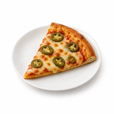 Barro's Pizza Pizza Byo Topping Jalapeno Medium Slice