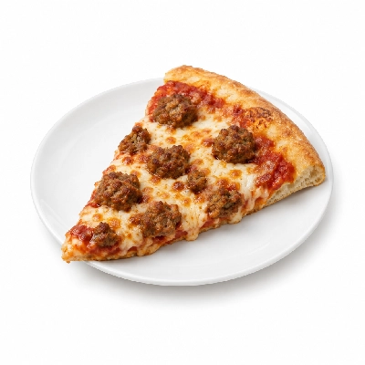 Barro's Pizza Pizza Byo Topping Meatball Large Slice