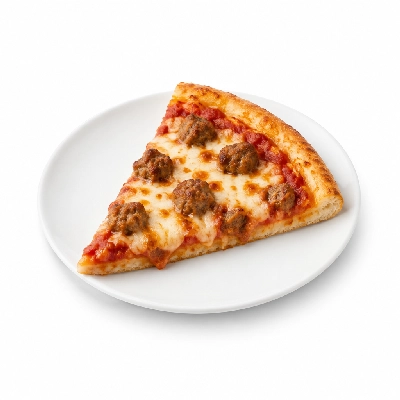 Barro's Pizza Pizza Byo Topping Meatball Medium Slice