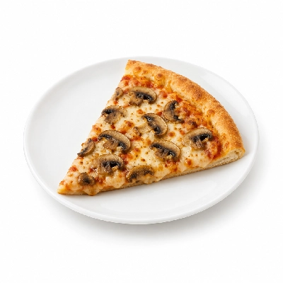 Barro's Pizza Pizza Byo Topping Mushrooms Medium Slice