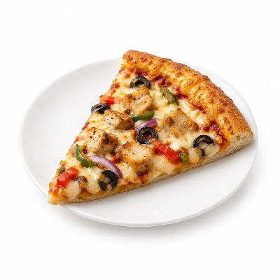 Barro's Pizza Pizza Chicken Supreme Medium Slice