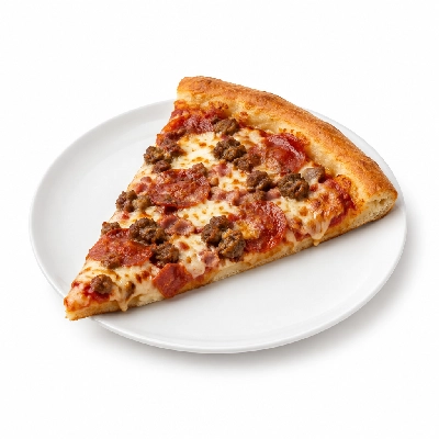 Barro's Pizza Pizza Mega Meat Large Slice