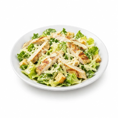 Barro's Pizza Salad Caesar with Chicken & Dressing Large