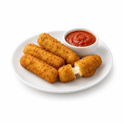 Barro's Pizza Side Mozzarella Sticks Small with Pizza Sauce