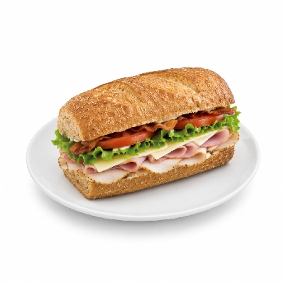 Barro's Pizza Sub Club on Wheat Small