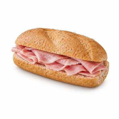 Barro's Pizza Sub Ham on Wheat Small