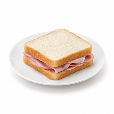 Barro's Pizza Sub Ham on White Small