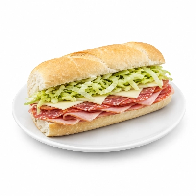Barro's Pizza Sub Italian on White Small