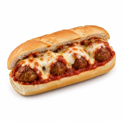 Barro's Pizza Sub Meatball on White Large