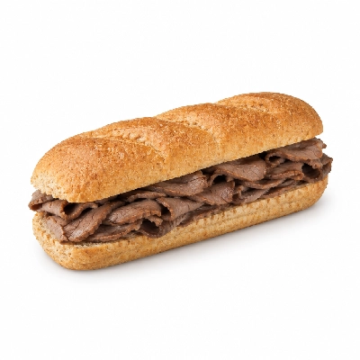 Barro's Pizza Sub Roast Beef on Wheat Large