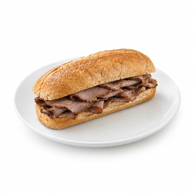 Barro's Pizza Sub Roast Beef on Wheat Small