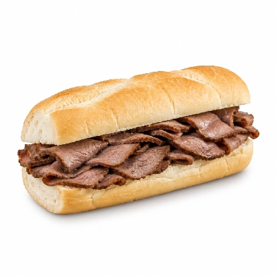Barro's Pizza Sub Roast Beef on White Large