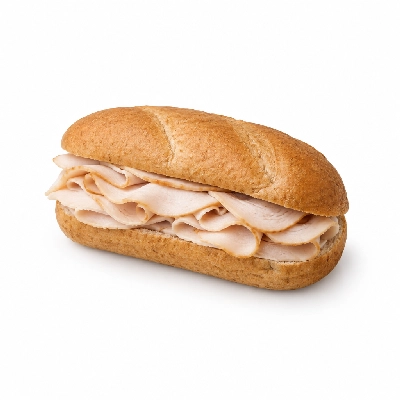 Barro's Pizza Sub Turkey on Wheat Small