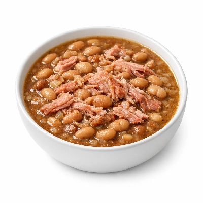 Bean soup with pork