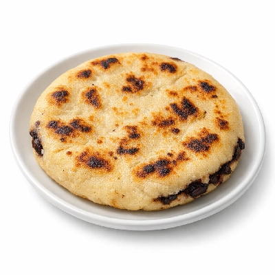 Bean-stuffed pupusa