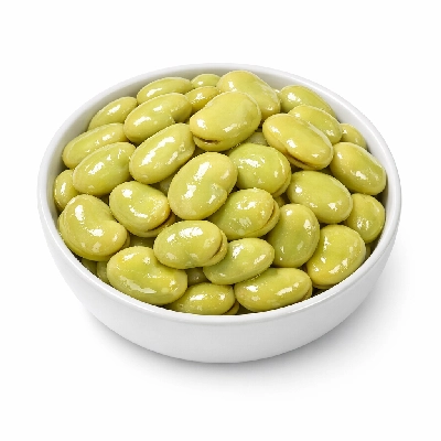 Broadbeans fava beans mature seeds canned