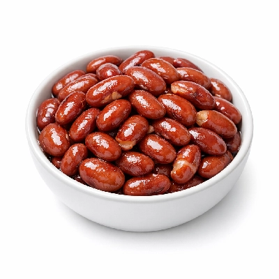 Beans cranberry roman mature seeds cooked boiled without salt