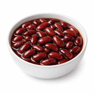 Beans mature red kidney canned solids and liquid low sodium